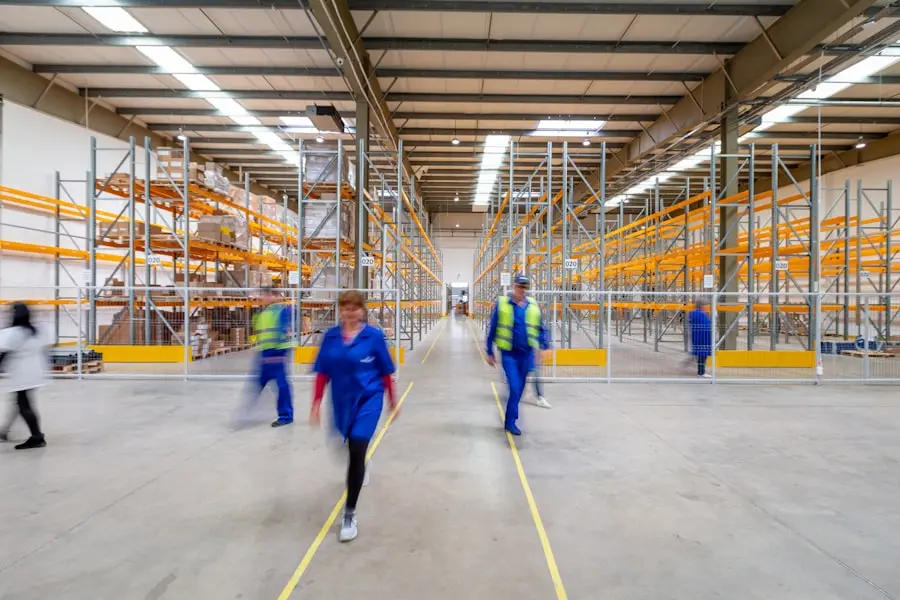 Warehouse and logistics team
