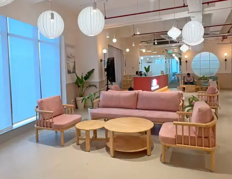 Reception lounge at the Vincit Careers office