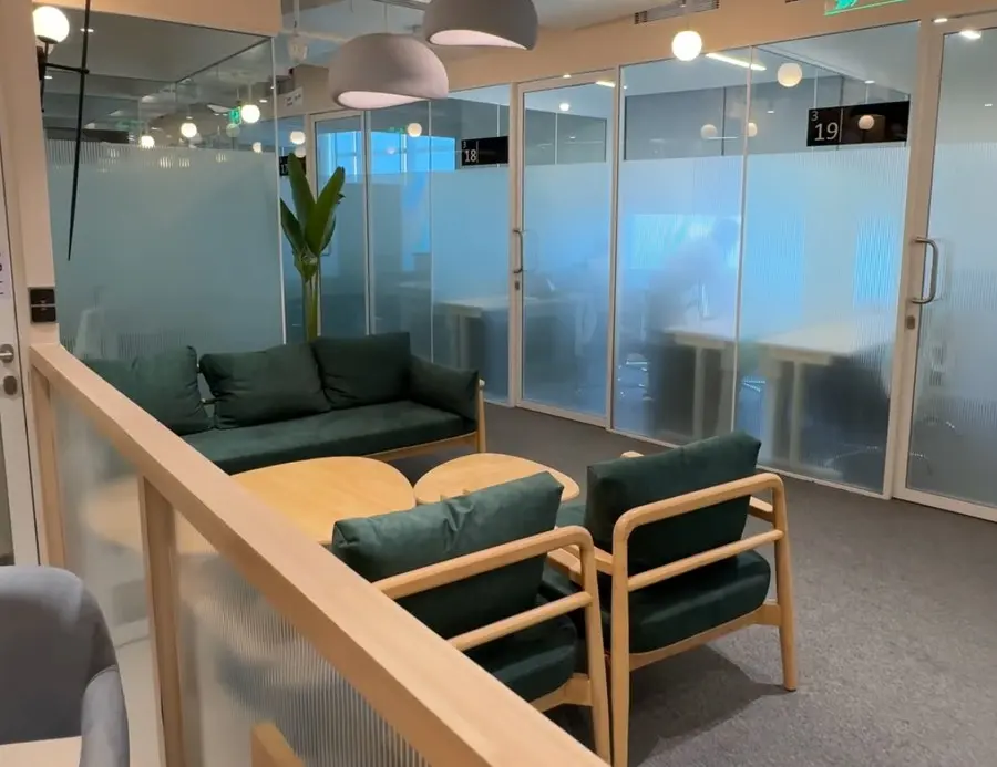 Consultation seating at the Vincit Careers office